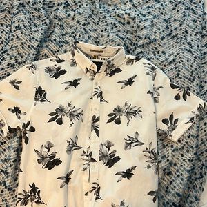 Dress shirt with flowers